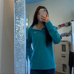SOLD Light Blue Under Armour Quarter Zip